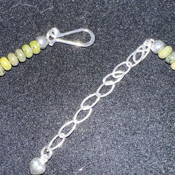 Forest Night Green epidote bead necklace by Jay King - Picture 10 of 14